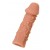 Телесная реалистичная насадка KOKOS Extreme Sleeve 06 с дополнительной стимуляцией - 12,7 см. - KOKOS - в Копейске купить с доставкой