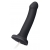 Черный фаллос с имитацией эякуляции Silicon Cum Dildo L - 19,6 см. - Strap-on-me - купить с доставкой в Копейске