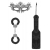 Черный игровой набор Introductory Bondage Kit №4 - Shots Media BV - купить с доставкой в Копейске