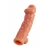 Насадка на фаллос с отверстием для мошонки EXTREME SLEEVE - 17,6 см. - KOKOS - в Копейске купить с доставкой