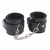 Черные оковы на ноги Obey Me Leather Ankle Cuffs - Chisa - купить с доставкой в Копейске