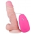 Телесный вибромассажер на присоске с пультом - 17 см. - LOVETOY (А-Полимер)