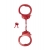 Красные стальные наручники - Le Frivole - купить с доставкой в Копейске