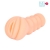 Телесный мастурбатор-вагина с комплектом эрекционных колец - Bior toys - в Копейске купить с доставкой