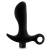 Черный анальный вибратор Silicone Vibrating Prostate Massager 01 - 10,8 см. - Blush Novelties - в Копейске купить с доставкой