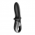 Черный анальный вибратор Hot Passion с функцией нагрева - Satisfyer - в Копейске купить с доставкой