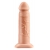 Телесный реалистичный фаллоимитатор с полостью Silicone Hollow Extension - 20 см. - Pipedream - купить с доставкой в Копейске