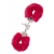 Металлические наручники с красной меховой опушкой METAL HANDCUFF WITH PLUSH RED - Dream Toys - купить с доставкой в Копейске