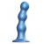 Голубая насадка Strap-On-Me Dildo Plug Balls size S - Strap-on-me - купить с доставкой в Копейске