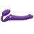 Фиолетовый безремневой вибрострапон Vibrating Bendable Strap-On - size L - Strap-on-me - купить с доставкой в Копейске