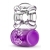 Фиолетовое эрекционное виброкольцо Pleaser Rechargeable C-Ring - Blush Novelties - в Копейске купить с доставкой