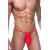 Красные трусы-стринги с анатомическим гульфиком - La Blinque купить с доставкой