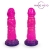 Розовый рельефный фантазийный фаллоимитатор - 20 см. - Bior toys - купить с доставкой в Копейске