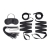 Эротический набор 4PC Bondage Bed Strap   Flogger Kit - Lux Fetish - купить с доставкой в Копейске