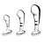 Набор из 3 стальных стимуляторов простаты Stainless Steel P-spot Training Set - b-Vibe - в Копейске купить с доставкой