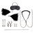Большой эротический набор из 12 предметов Interchangeable Collar   Nipple Clips Set - Lux Fetish - купить с доставкой в Копейске