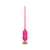 Розовый тонкий стимулятор Nipple Vibrator - 23 см. - I-MOON - купить с доставкой в Копейске
