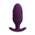 Фиолетовая анальная вибропробка с электростимуляцией Jefferson - 9,2 см. - Baile - купить с доставкой в Копейске