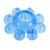 Голубая гелевая насадка-цветок - Toyfa Basic - в Копейске купить с доставкой