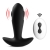Черный массажер простаты с вибрацией, эффектом маятника и пультом ДУ - Secwell - в Копейске купить с доставкой