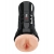 Телесный мастурбатор-вагина в черной колбе Super Luscious Lips XXL - Pipedream - в Копейске купить с доставкой