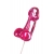 Розовый леденец в форме члена со вкусом айриш крим - 80 гр. - Sosuчki - купить с доставкой в Копейске