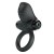 Черное эрекционное кольцо с вибрацией Adrien - Baile - в Копейске купить с доставкой