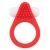 Красное эрекционное кольцо LIT-UP SILICONE STIMU RING 1 RED - Dream Toys - в Копейске купить с доставкой