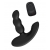Черный силиконовый стимулятор простаты Levett Nitoc с пультом ДУ - Levett - в Копейске купить с доставкой