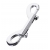 Серебристый двухсторонний карабин TOYFA Metal - ToyFa - купить с доставкой в Копейске
