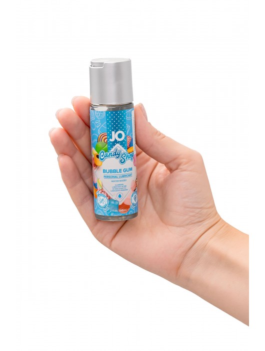 Смазка на водной основе Candy Shop Bubblegum с ароматом жвачки - 60 мл. - System JO - купить с доставкой в Копейске