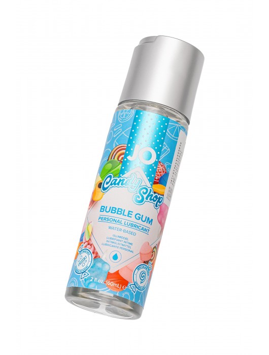 Смазка на водной основе Candy Shop Bubblegum с ароматом жвачки - 60 мл. - System JO - купить с доставкой в Копейске