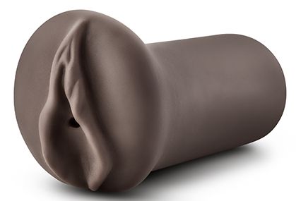 Коричневый мастубратор-вагина Nicole s Kitty - Blush Novelties - в Копейске купить с доставкой