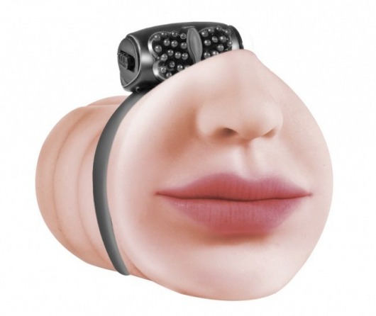 Мастурбатор-ротик с виброкольцом Satisfaction Beloved - Lola Games - в Копейске купить с доставкой