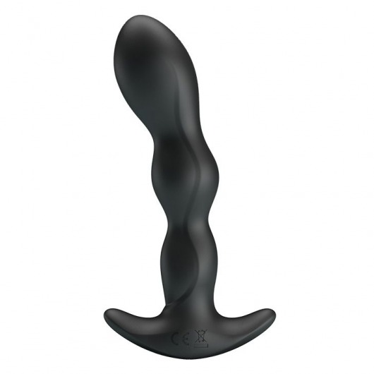 Черный анальный стимулятор простаты с вибрацией Special Anal Massager - 14,5 см. - Baile - в Копейске купить с доставкой