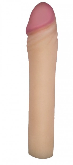 Телесная насадка-удлинитель из неоскин - 20 см. - LOVETOY (А-Полимер) - в Копейске купить с доставкой
