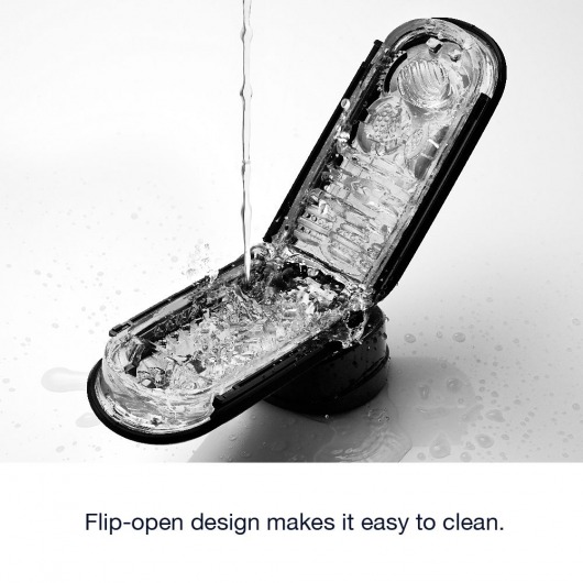Черный мастурбатор Flip Zero - Tenga - в Копейске купить с доставкой