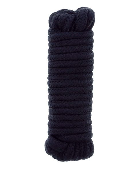 Чёрная веревка для связывания BONDX LOVE ROPE - 5 м. - Dream Toys - купить с доставкой в Копейске