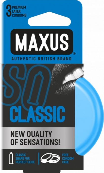 Классические презервативы в железном кейсе MAXUS Classic - 3 шт. - Maxus - купить с доставкой в Копейске