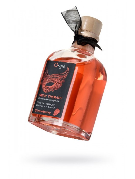 Массажное масло Orgie Lips Massage со вкусом клубники - 100 мл. - ORGIE - купить с доставкой в Копейске