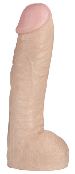 Огромная насадка-реалистик Vac-U-Lock Realistic Hung - 31,7 см. - Doc Johnson - купить с доставкой в Копейске