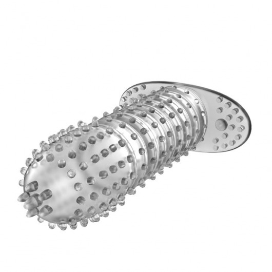 Закрытая прозрачная насадка Crystal sleeve - 12 см. - Erowoman-Eroman - в Копейске купить с доставкой