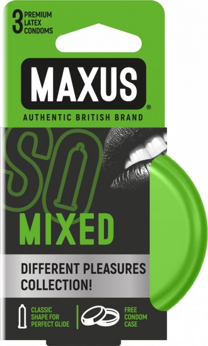Презервативы в железном кейсе MAXUS Mixed - 3 шт. - Maxus - купить с доставкой в Копейске