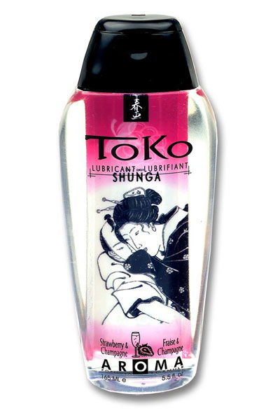 Лубрикант с ароматом клубники и шампанского - 165 мл. - Shunga - купить с доставкой в Копейске