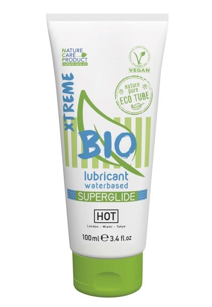 Интимный увлажняющий гель BIO SuperGlide Xtreme - 100 мл. - HOT - купить с доставкой в Копейске