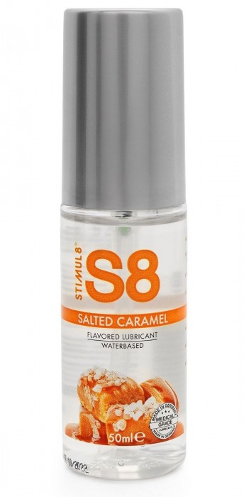 Лубрикант S8 Flavored Lube со вкусом солёной карамели - 50 мл. - Stimul8 - купить с доставкой в Копейске