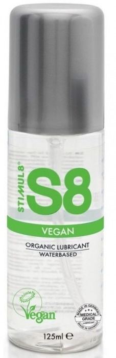 Веганский лубрикант на водной основе S8 Vegan Lube - 125 мл. - Stimul8 - купить с доставкой в Копейске