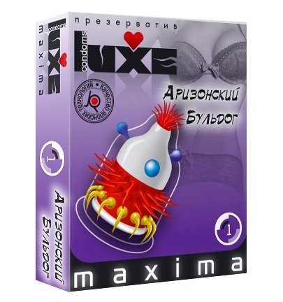 Презерватив LUXE Maxima  Аризонский Бульдог  - 1 шт. - Luxe - купить с доставкой в Копейске