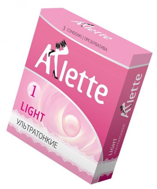 Ультратонкие презервативы Arlette Light - 3 шт. - Arlette - купить с доставкой в Копейске