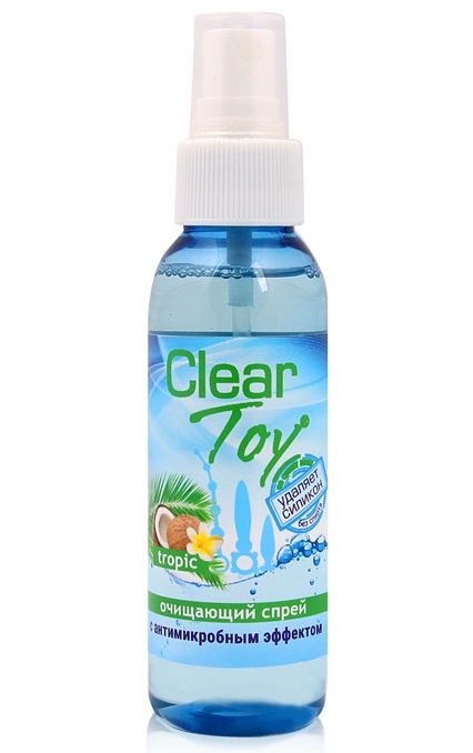 Очищающий спрей для игрушек CLEAR TOY Tropic - 100 мл. - Биоритм - купить с доставкой в Копейске